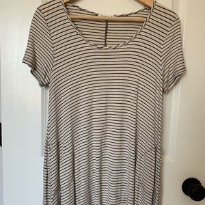 Ginger G Striped Pocket Dress